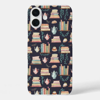 Coques iPhone 16 Plus Charme de bibliothèque cosy