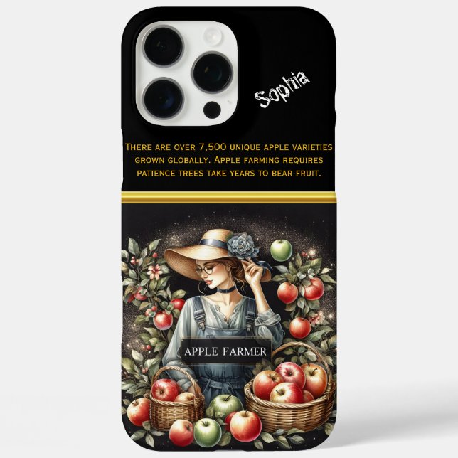 Coques Case-Mate iPhone Charming Apple Farmer Collecte récolte à l'automne (Verso)