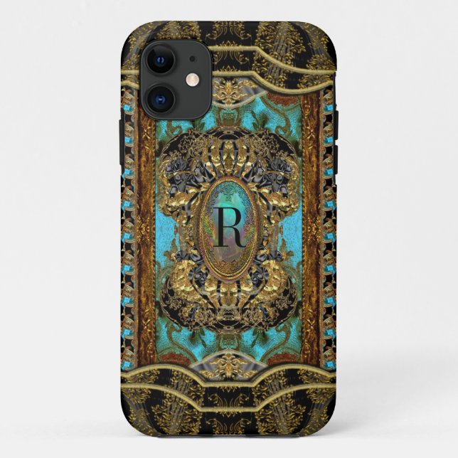Coques Case-Mate iPhone Chasecoure Monogramme Jolie fille victorienne (Dos)