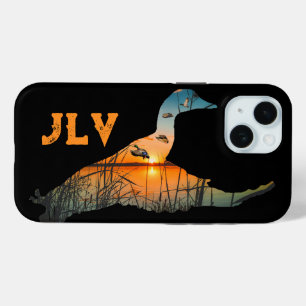 Coque Pour iPhone 15 Chasse au canard personnalisée