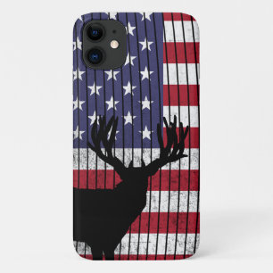 Case-Mate iPhone Case Chasse au cerf mâle Buck patriotique 