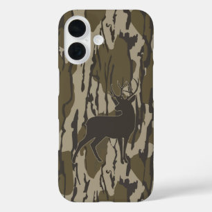 Coques iPhone 16 Chasse aux cerfs Bottomland Camo Deer Bottomland C