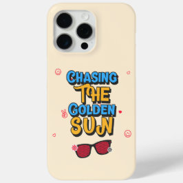 Coque iPhone 15 Pro Max Chasser le soleil d'or
