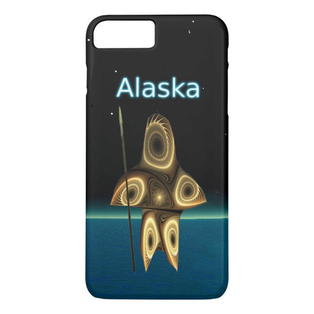 Coques Case-Mate iPhone Chasseur inuit fractal - Alaska (Dos)