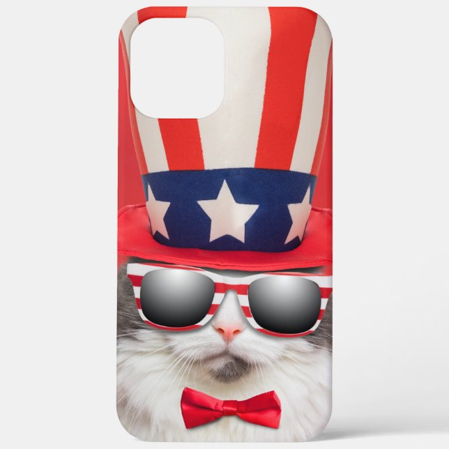 Coques Case-Mate iPhone Chat américain patriotique (Verso)