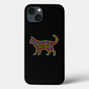 Case-Mate iPhone Case Chat arc-en-ciel