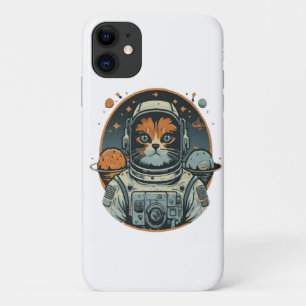Case-Mate iPhone Case Chat-astronaute sur les Astéroïdes