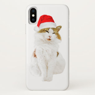 Case-Mate iPhone Case Chat avec Casquette Père Noël