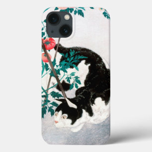 Case-Mate iPhone Case Chat avec Plante tomate (1931) par Hiroaki Takahas