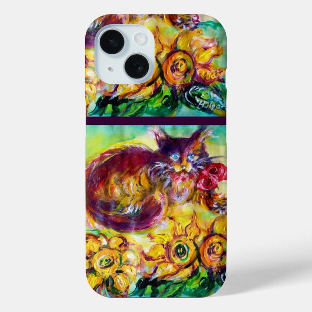 COQUES Case-Mate iPhone CHAT AVEC RIBBON ROUGE ET SOUFFRES (Verso)