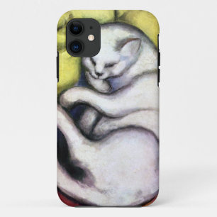 Coques Pour iPhone Chat blanc, Franz Marc