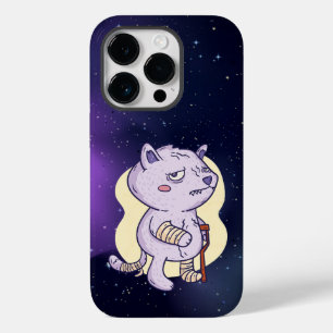 COQUE POUR iPhone 14 PRO CHAT BLESSÉ