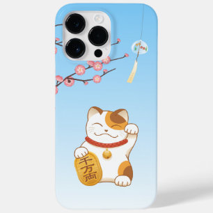 Coque Pour Pour iPhone 14 Pro Max Chat chanceux japonais, Calico Maneki Neko