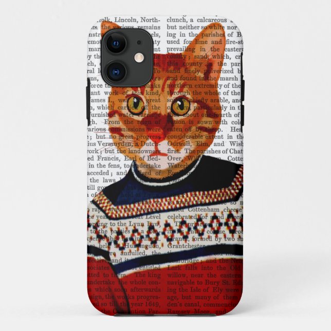 Coques Case-Mate iPhone Chat dans Ski Sweater 2 (Dos)