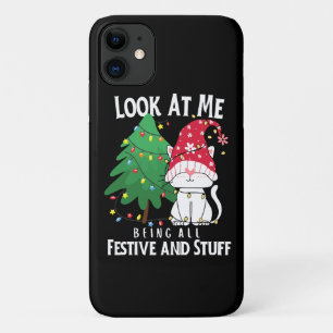 Case-Mate iPhone Case Chat de Noël drôle
