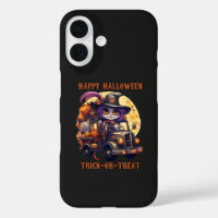 Chat de sorcière Halloween Trucker Enfants Festive
