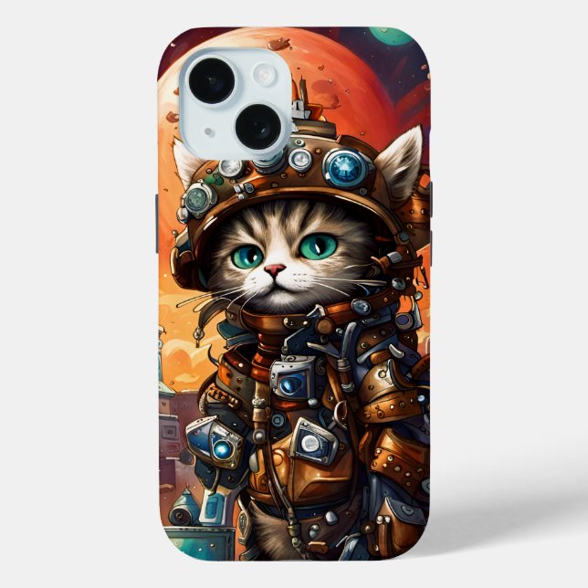Coques Case-Mate iPhone Chat de Steampunk I (Verso)