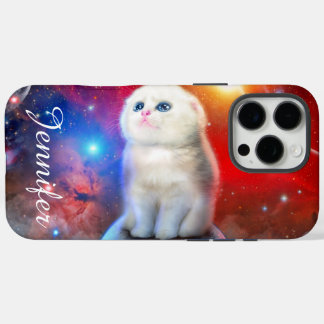 Coques iPhone 16 Pro Max Chat en train de pleurer dans l'espace