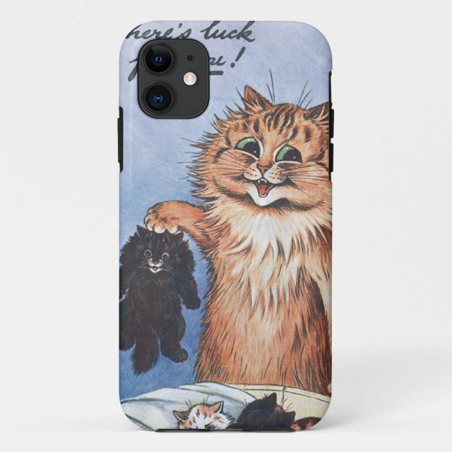 Coques Case-Mate iPhone Chat et chatons, Louis Wain (Dos)