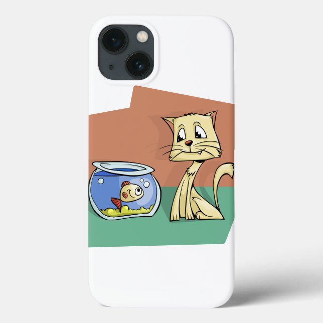 Coques Case-Mate iPhone Chat et cuvette de poisson (Verso)