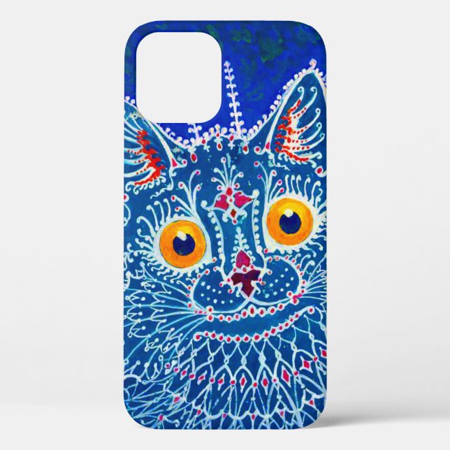 Coques Case-Mate iPhone Chat gothique bleu (Verso)