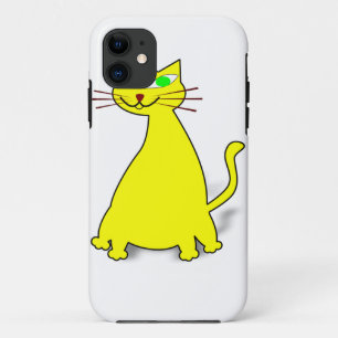 Case-Mate iPhone Case Chat gras jaune