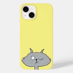Coque Pour iPhone 14 Chat gris soyeux