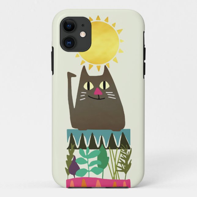 Coques Case-Mate iPhone chat herbacé (Dos)