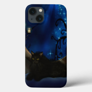 Coques Pour iPhone Chat Imaginaire bleu de minuit