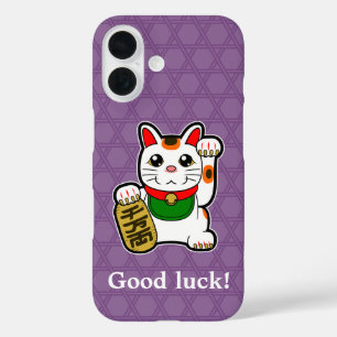 Coques iPhone 16 Chat japonais Lucky