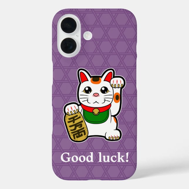 Coques Case-Mate iPhone Chat japonais Lucky (Verso)