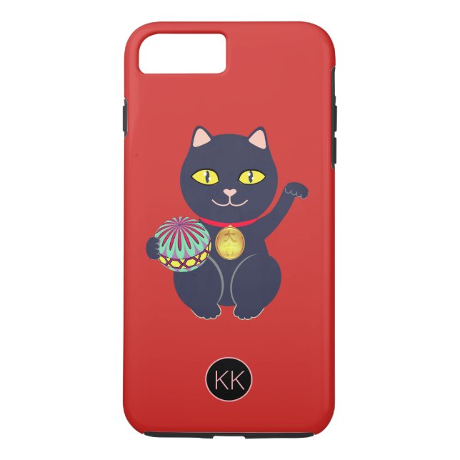 Coques Case-Mate iPhone Chat japonais Maneki-neko Lucky (Dos)