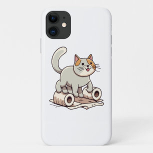 Case-Mate iPhone Case Chat Jouant avec du Papier Toilette