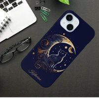 Chat Lunaire Mystique - Cadeau Céleste Personnalis