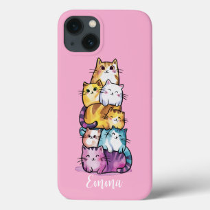 Case-Mate iPhone Case Chat Mignon Aquarelle Colorée Animal Drôle Personn