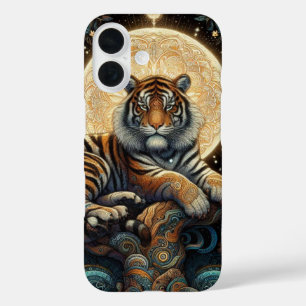 Coques iPhone 16 Chat Mystique de la Jungle - Tigre