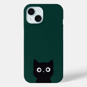 Coque Pour iPhone 15 Chat noir