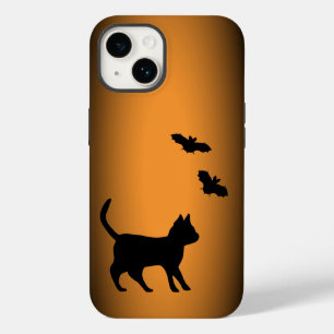 Coques Pour iPhone Chat noir avec chauve-souris