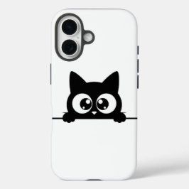 Coques iPhone 16 Chat noir de Pékin