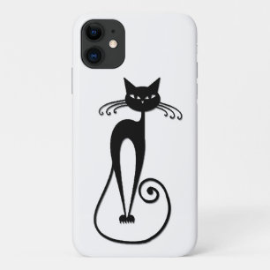 Case-Mate iPhone Case Chat noir maigre fantaisiste