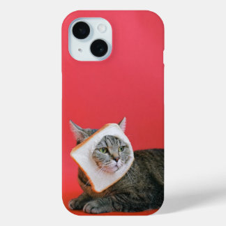 Coque Pour iPhone 15 Chat portant un casquette de pain
