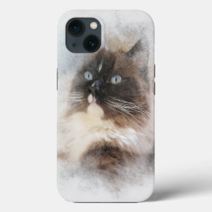 Case-Mate iPhone Case Chat Ragdoll Abstrait