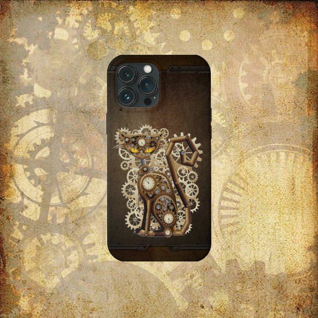 Coques Case-Mate iPhone Chat Steampunk (Créateur téléchargé)