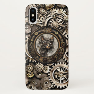 Case-Mate iPhone Case Chat Steampunk portant des lunettes - iPhone X Coq