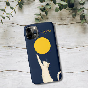 Case-Mate iPhone Case Chat tendant la main vers la Lune