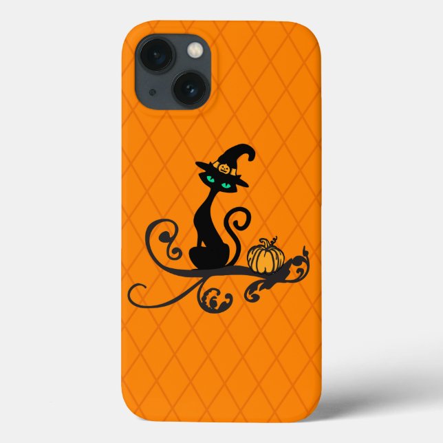 Coques Case-Mate iPhone Chat WItch d'Halloween (Verso)