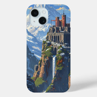 Coque Pour iPhone 15 château