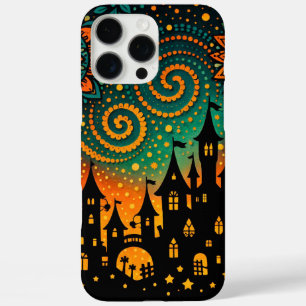 Coques iPhone 16 Pro Max Château Silhouette Nuit Mystique