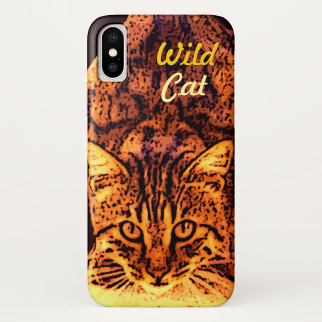 COQUES Case-Mate iPhone CHATON DE CHAT SAUVAGE (Dos)