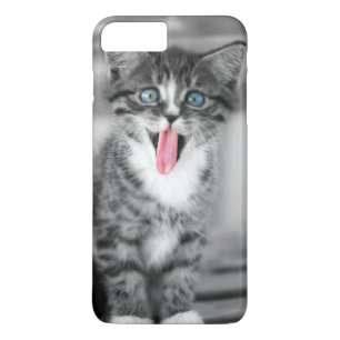 Coque iPhone 7 Plus Chaton drôle